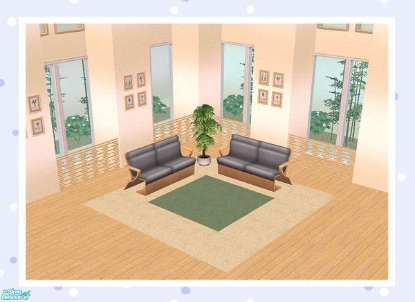 Sims 2 — Multi Block (No Glass) Quarter Length by Creative Sim — Is it a room divider? Is it a fence?...It can be either!