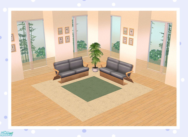 Sims 2 — Multi Line (No Glass) Quarter Length by Creative Sim — Is it a room divider? Is it a fence?...It can be either!
