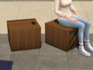 Sims 4 — Box Chair-REQUIRES MOVIE HANGOUT by Jalorda2 — It's a chair made from the fruitcrate end table, but shorter so