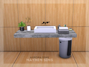 Sims 4 — Aurora Sink by mayhem-sims — 6 swatches HQ texture New mesh, all LODs Base game compatible