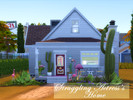 Sims 4 — Struggling Actress's Home by simbunnyRT — This is a 1-bedroom and 1-bathroom base game and Get Famous only home