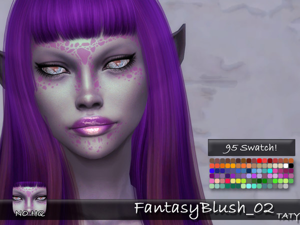 Sims 4 — [Ts4]Taty_FantasyBlush_02 by tatygagg — - Female, Male - Human, Alien - Toddler to Elder - Hq Compatible