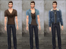 Sims 4 — Uncharted 4 - Sam Drake tops by Pandeajo — - Sam Drake tops from Uncharted 4: A Thief's End - Standalone
