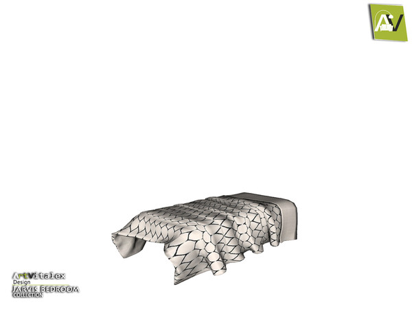 Sims 3 — Jarvis Bed Blanket by ArtVitalex — - Jarvis Bed Blanket - ArtVitalex@TSR, May 2020