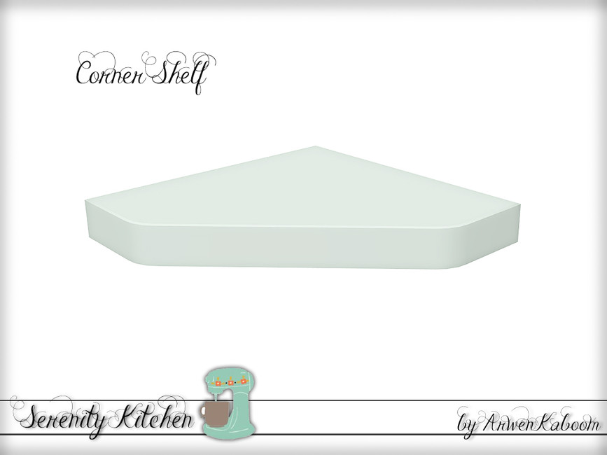 The Sims Resource Serenity Kitchen Corner Shelf