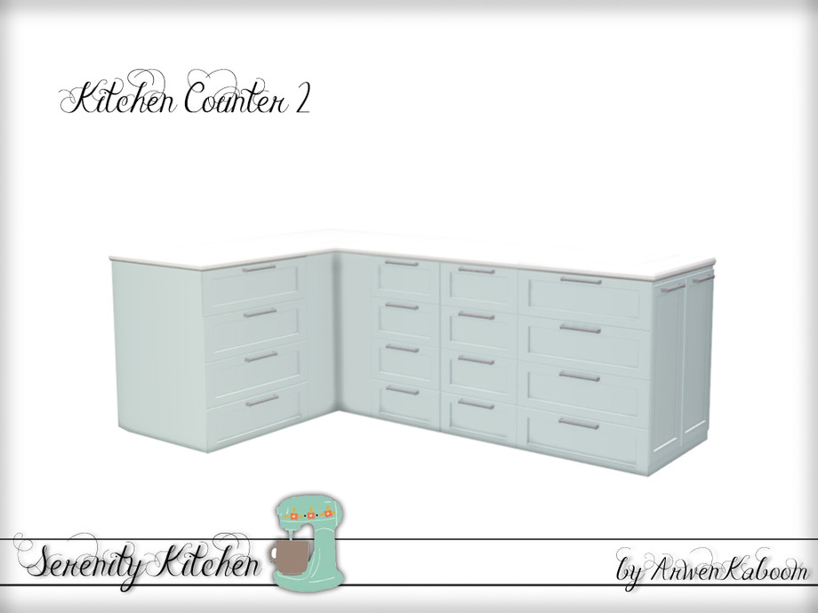 The Sims Resource - Serenity Kitchen - Counter II