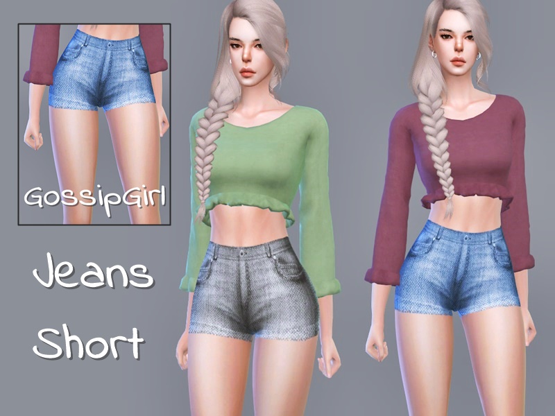 The Sims Resource - Jeans Short