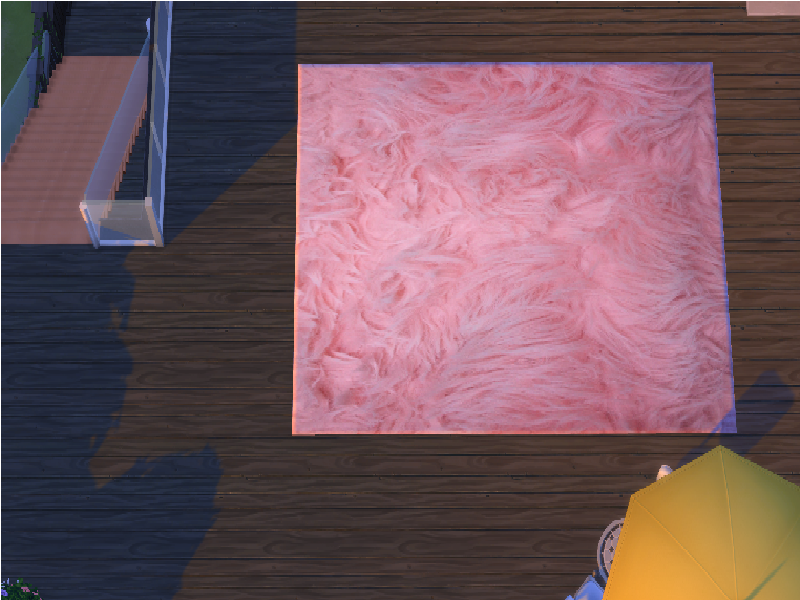 Sims 4 Fluffy Rug