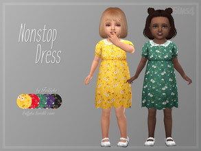 Sims 4 — Trillyke - Nonstop Dress by Trillyke — A lovely floral pattern dress for the little ones. The daughter of my So