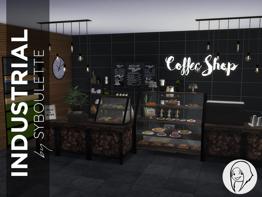 The Sims Resource Industrial Coffee Shop
