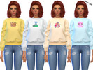 Sims 4 — Wickedkittie | Isabelle Sweatshirt | Mesh Needed by Wicked_Kittie — - Isabelle Sweatshirt - - 20 cute animal