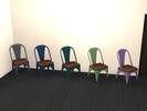 Sims 4 — Strappy Metal Chair Recolor - REQUIRES CITY LIVING by lg0901 — I decided to recolor this chair because I really