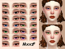 Sims 4 — Eye Colours 01 by Mxxz_ — -13 Colours -All Sims Can Use -Below Face Paint Tab -BJD style