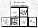 Sims 4 — SkinwalkerStudios Drawings in Frames by SkinwalkerStudios — These are a collection of my drawings, placed in a