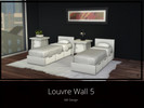 Sims 4 — Louvre Wall 5 by MR_Design — Louvre Wall 5 8 swatches