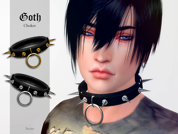The Sims Resource - Goth Choker