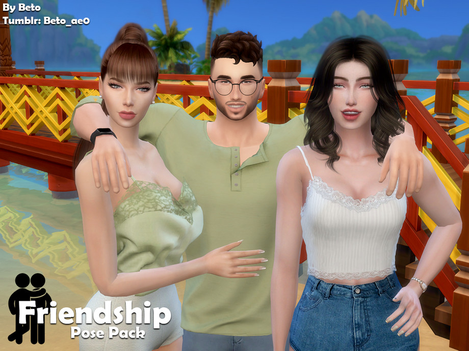 The Sims Resource - Friendship - Pose Pack