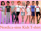 Sims 4 — Kids Fashion T-shirt v1 by Nordica-sims — 8 swatches Female and male Basegame compatible Enjoy!