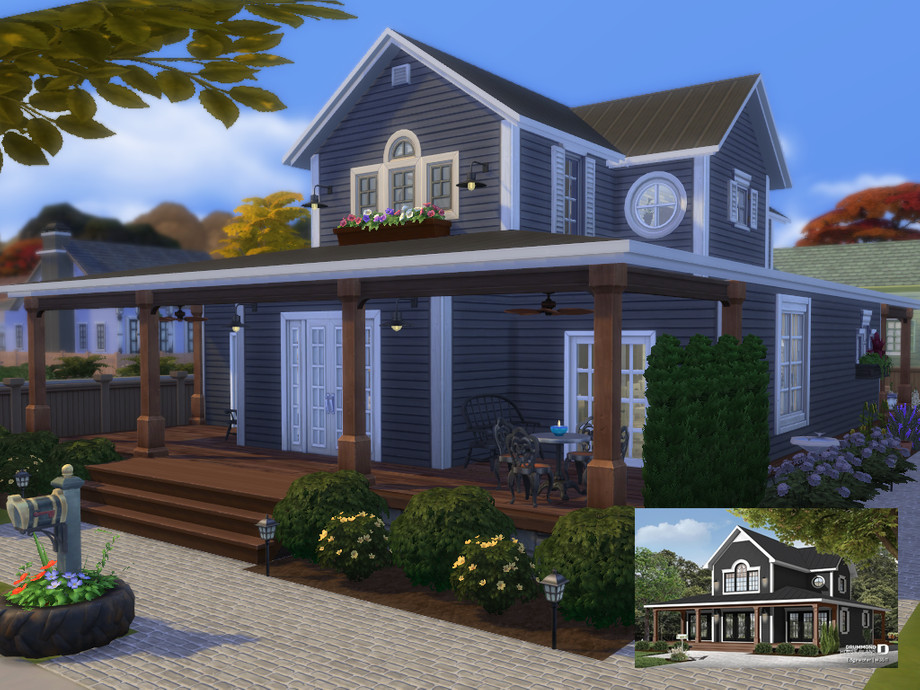 The Sims Resource Edgewater Farm House