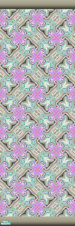 Sims 2 — Happy Patterns!! - 3 by KittenKiss — Happy Patterns, a quirky set of 18 walls that really defy any kind of sense