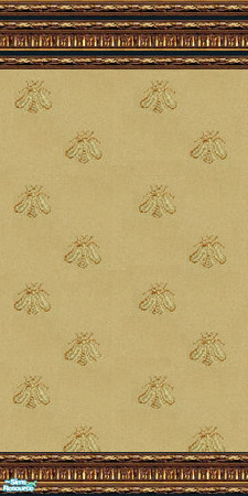 Sims 2 — jsf2RitzRoyalHoney by jsf — From jsf Designs, an elegant, Victorian style, patterned wallpaper with antique,