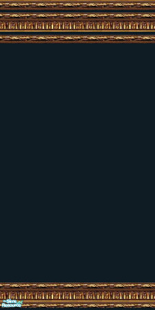 Sims 2 — jsf2RitzBlack by jsf — From jsf Designs, an elegant, burnished gold moulding with rich black paint. Please do