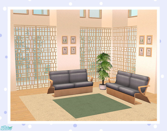 Sims 2 — Topsy Turvy (With Glass) Full Length by Creative Sim — Is it a room divider? Is it a fence?... It can be either!
