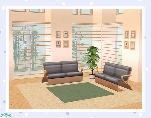 Sims 2 — Long Block (With Glass) Full Length by Creative Sim — Is it a room divider? Is it a fence?... It can be either!
