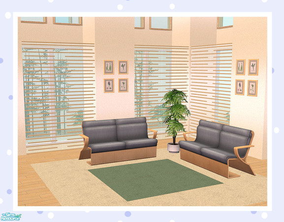 Sims 2 — Single Line (With Glass) Full Length by Creative Sim — Is it a room divider? Is it a fence?... It can be either!