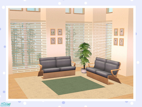 Sims 2 — Triple Line (With Glass) Full Length by Creative Sim — Is it a room divider? Is it a fence?... It can be either!