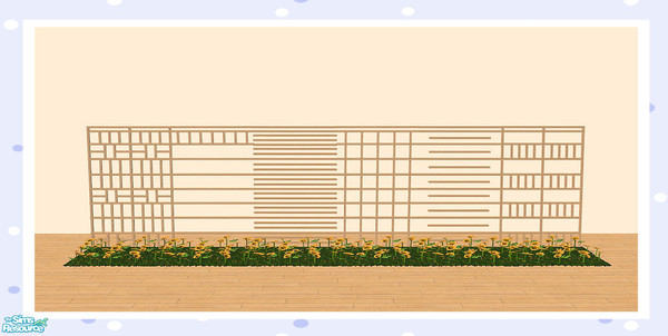 Sims 2 — Room Dividers And Fences - Set 8 by Creative Sim — This set contains no glass inserts. Is it a room divider? Is