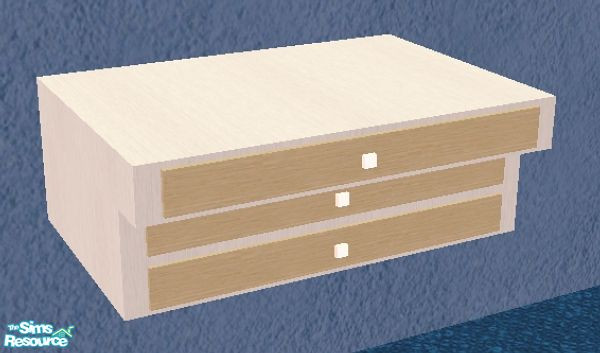 Sims 2 — Retreat Bath - Counter by NewSimSimGirl — Part of the retreat bath set. Does not support sinks.