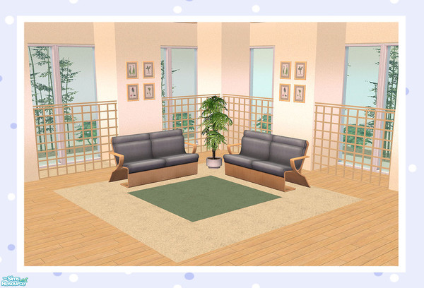 Sims 2 — Multi Cube (No Glass) Half Length by Creative Sim — Is it a room divider? Is it a fence?...It can be either! A