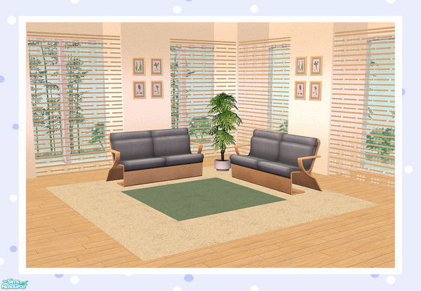 Sims 2 — Triple Line (Part Glass) Full Length by Creative Sim — Is it a room divider? Is it a fence?...It can be either!