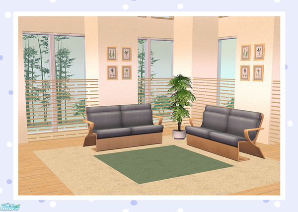 Sims 2 — Triple Line (No Glass) Half Length by Creative Sim — Is it a room divider? Is it a fence?...It can be either! A