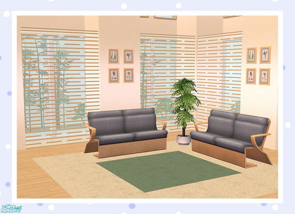Sims 2 — Double Line (With Glass) Full Length by Creative Sim — Is it a room divider? Is it a fence?... It can be either!