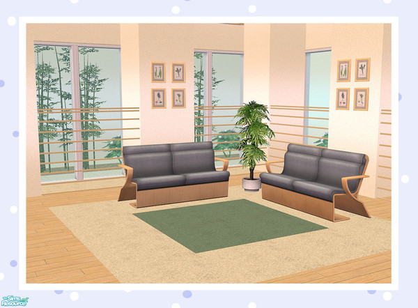 Sims 2 — Long Block (No Glass) Half Length by Creative Sim — Is it a room divider? Is it a fence?...It can be either! A