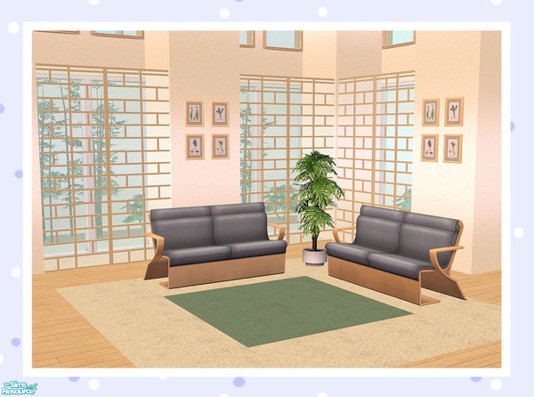 Sims 2 — Inter Block (With Glass) Full Length by Creative Sim — Is it a room divider? Is it a fence?... It can be either!