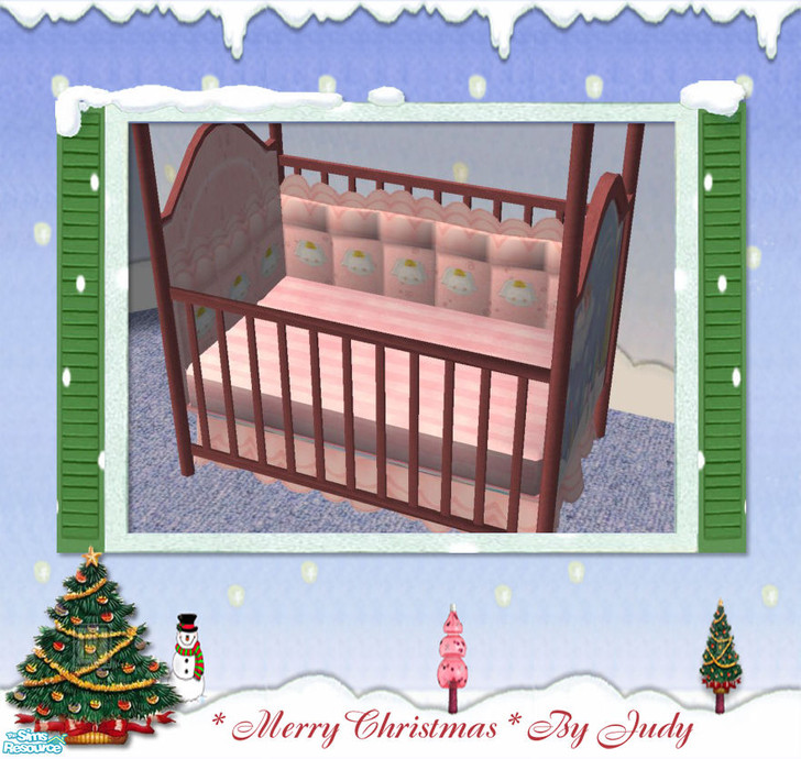 christmas crib bedding
