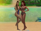 Sims 4 —  FRIENDS ON THE BEACH POSEPACK by BarbaRoja36 — Take your sims to the beach for a fun day at the beach. To use