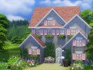 Sims 4 — Grandma's Cottage by ginkgovio — This adorable little cottage features beautifully landscaped gardens and a