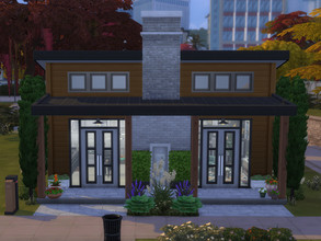 Sims 4 — Contemporary Retreat by NewBee123 — Contemporary Retreat Lot Size: 20x15 Bedrooms: 2 Bathrooms: 1 Price:
