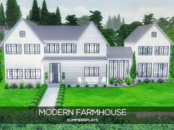 Sims 4 — Modern Farmhouse by Summerr_Plays — Are your Sims tired of the busy city life? Are they ready to move to the