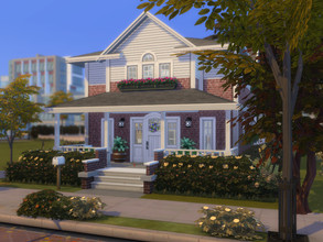 Sims 4 — The Yale by NewBee123 — The Yale Lot Size: 20x15 Bedrooms: 3 Bathrooms: 2 Price: $183,308 Built in Newcrest on