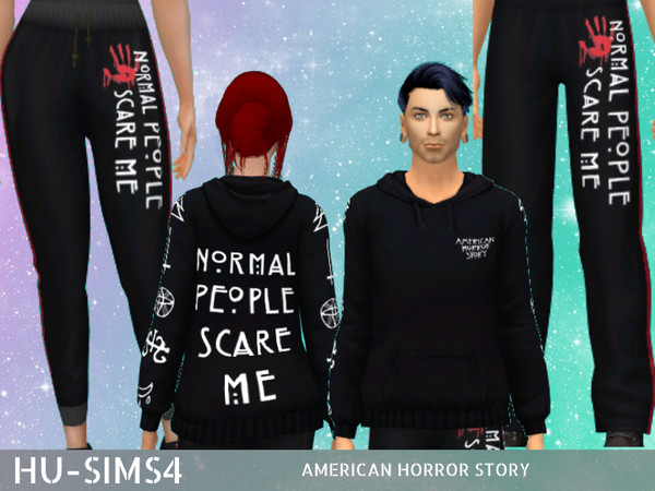 Sims 4 — American Horror Story Set by hu-sims4 — American Horror Story Set Bottoms - 1 swatch - Standalone item - Tested