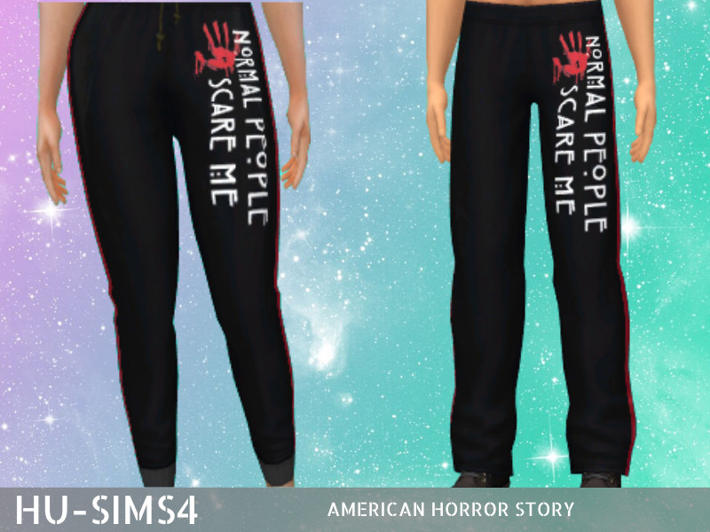 Sims 4 American Horror Story Bottoms Female by hu-sims4