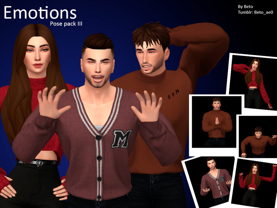 Convo/Emotion Poses – Set 2 – Poses by Bee