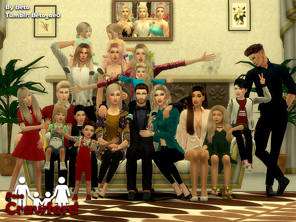 Legacy Family Pose Pack | NekoChan-Simmer | Sims 4 family, Family posing, Large  family poses