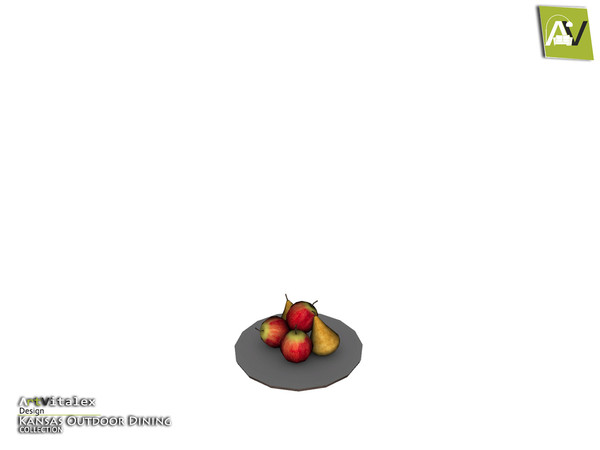 Sims 3 — Kansas Fruits Plate by ArtVitalex — - Kansas Fruits Plate - ArtVitalex@TSR, Jun 2020