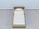 Sims 4 — Little Dreamers Bed by cookiemonsteryas — 4 recolors of the base game toddler bed entitled Short and Stout Bed